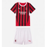 AC Milan Heimtrikotsatz Kinder 2024-25 Kurzarm (+ Kurze Hosen)